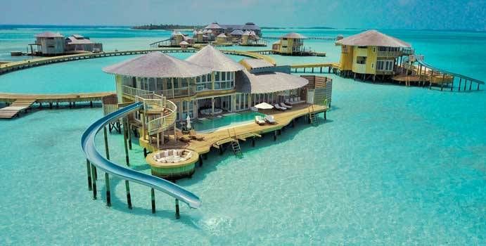 3 Bedroom Water Retreat with Slide, Soneva Jani