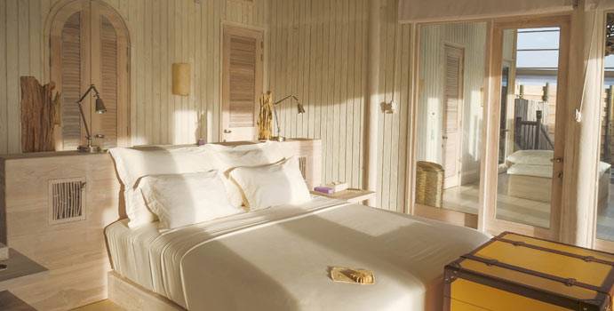 Schlafen, 4 Bedroom Water Reserve with Slide, Soneva Jani