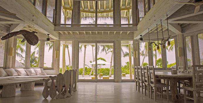 Wohn- und Essbereich, 4 Bedroom Island Reserve with Slide, Soneva Jani