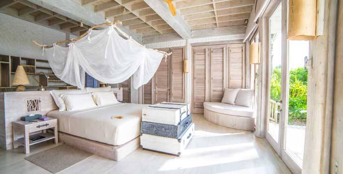 Schlafzimmer, 4 Bedroom Island Reserve with Slide, Soneva Jani