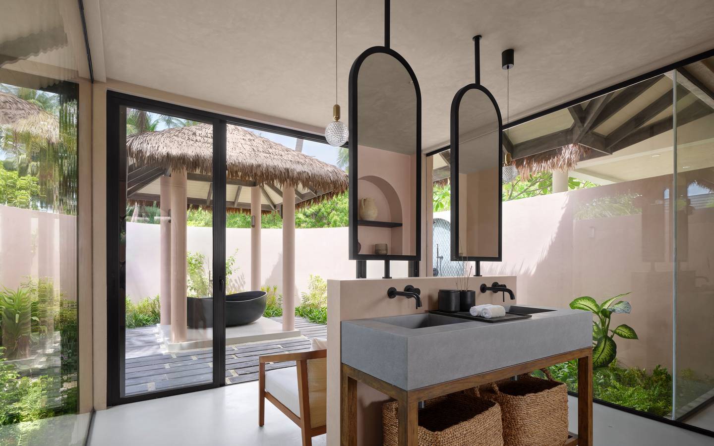 Villa Haven - Two Bedroom Residence with Two Beach Pools and Garden Pool - Bathroom