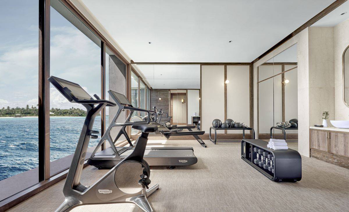 Park Hyatt Maldives Hadahaa, Kiaali Residence, Fitnessraum