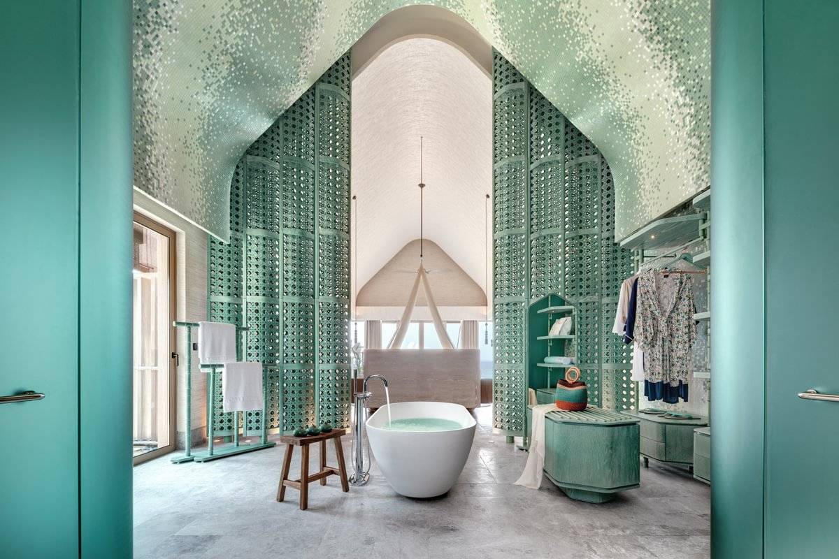 JOALI BEING | Sunset Ocean Pool Villa | Badezimmer