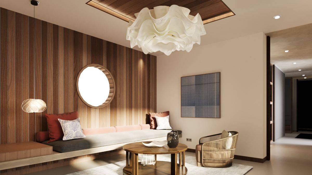 Veligandu Island Resort, Malediven, Ocean Pool Villa - Two Bedroom, Wohnbereich