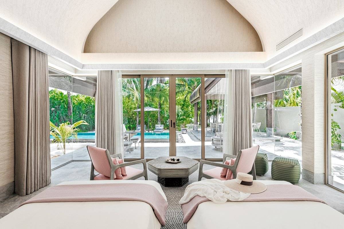 JOALI BEING | Two Bedroom Wellbeing Beach Residence | Twin Bedroom