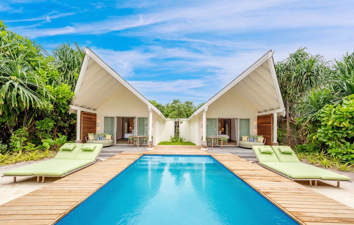 Raaya by Atmosphere, Malediven, Two Bedroom Family Beach Villa with Pool, Außenansicht