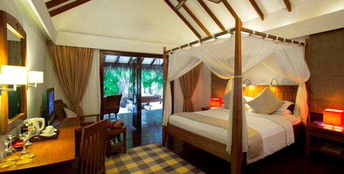 Wohnen, Beach Villa, Medhufushi Island Resort