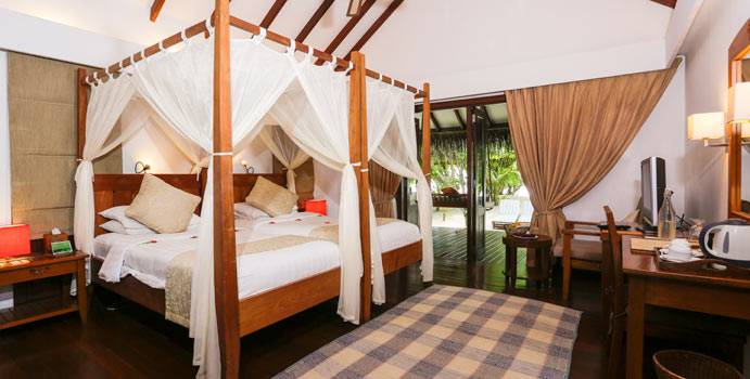 Wohnen, Beach Villa Suite, Medhufushi Island Resort