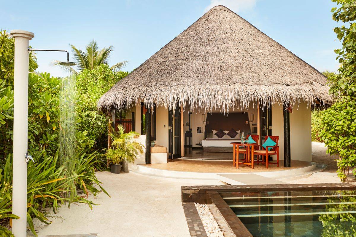 Sun Siyam Iru Fushi, Malediven, Deluxe Beach Villa with Pool, Außenansicht