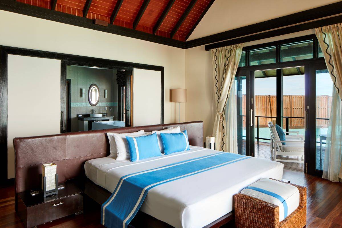 Sun Siyam Iru Fushi, Malediven, Aqua Retreat, Schlafzimmer