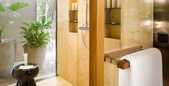 Bad, Beach Pool Villa, Velaa Private Island Maldives