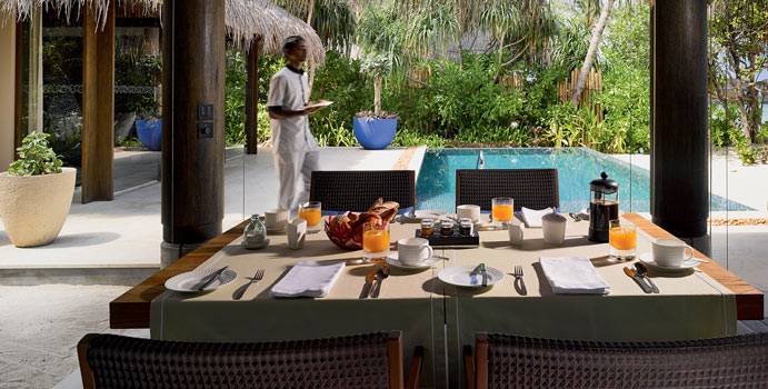 Wohnen, Beach Pool Villa, Velaa Private Island Maldives