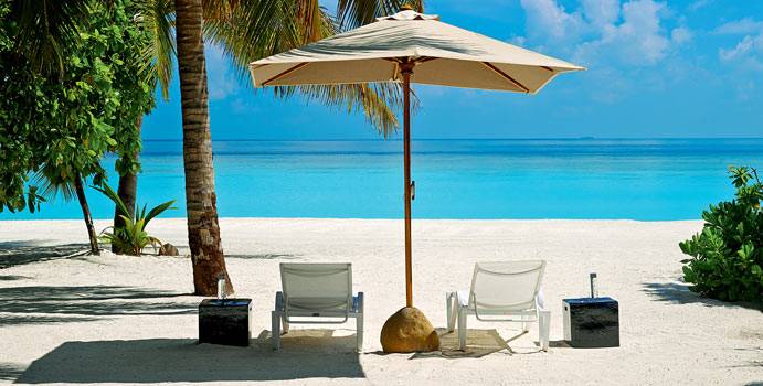 Strand, Deluxe Beach Pool Villa, Velaa Private Island Maldives