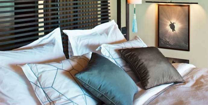 Schlafen, Sunset Deluxe Water Pool Villa, Velaa Private Island Maldives