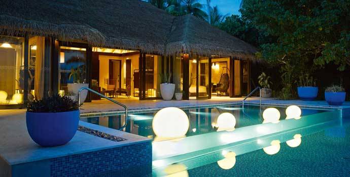 Terrasse, Beach Pool House, Velaa Private Island Maldives