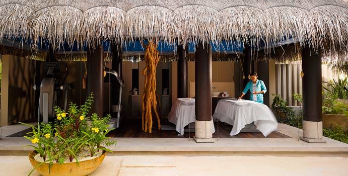 Fittnessraum und Wellness SPA, Velaa Private Residence, Velaa Private Island Maldives