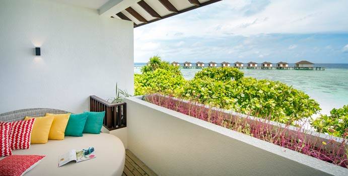 Doppelzimmer Meerblick Superior, ROBINSON Club Noonu