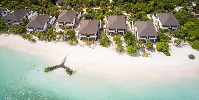 Lage, Doppelzimmer Meerblick Superior, ROBINSON Club Noonu