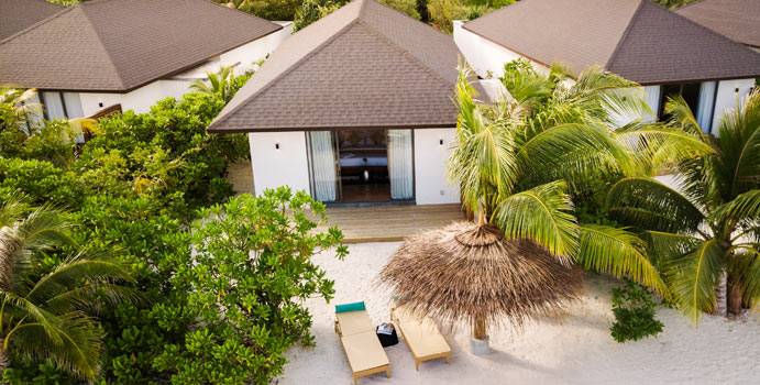 Strandbungalow Garten Pool, ROBINSON Club Noonu