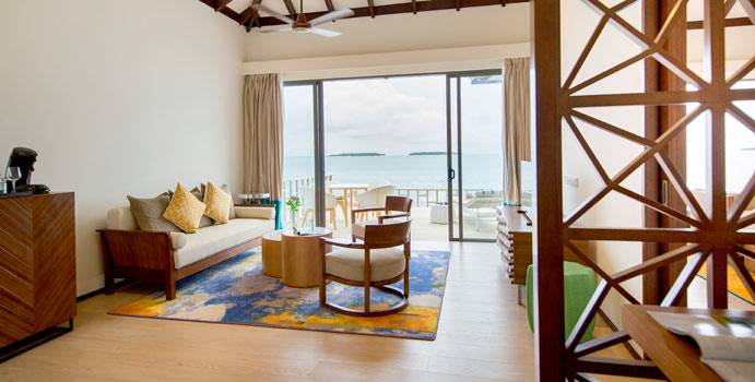 Wohnen, Präsidentensuite, ROBINSON Club Noonu