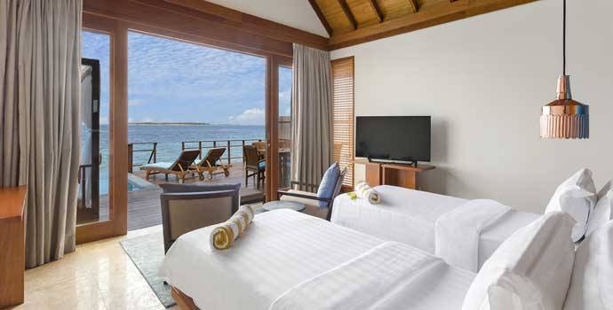 Two Bedroom Water Suite with Pool, Furaveri Maldives
