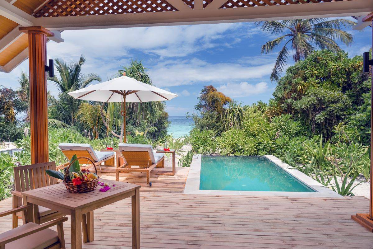 Kudafushi Resort & Spa, Malediven, Beach Villa with Pool, Pool