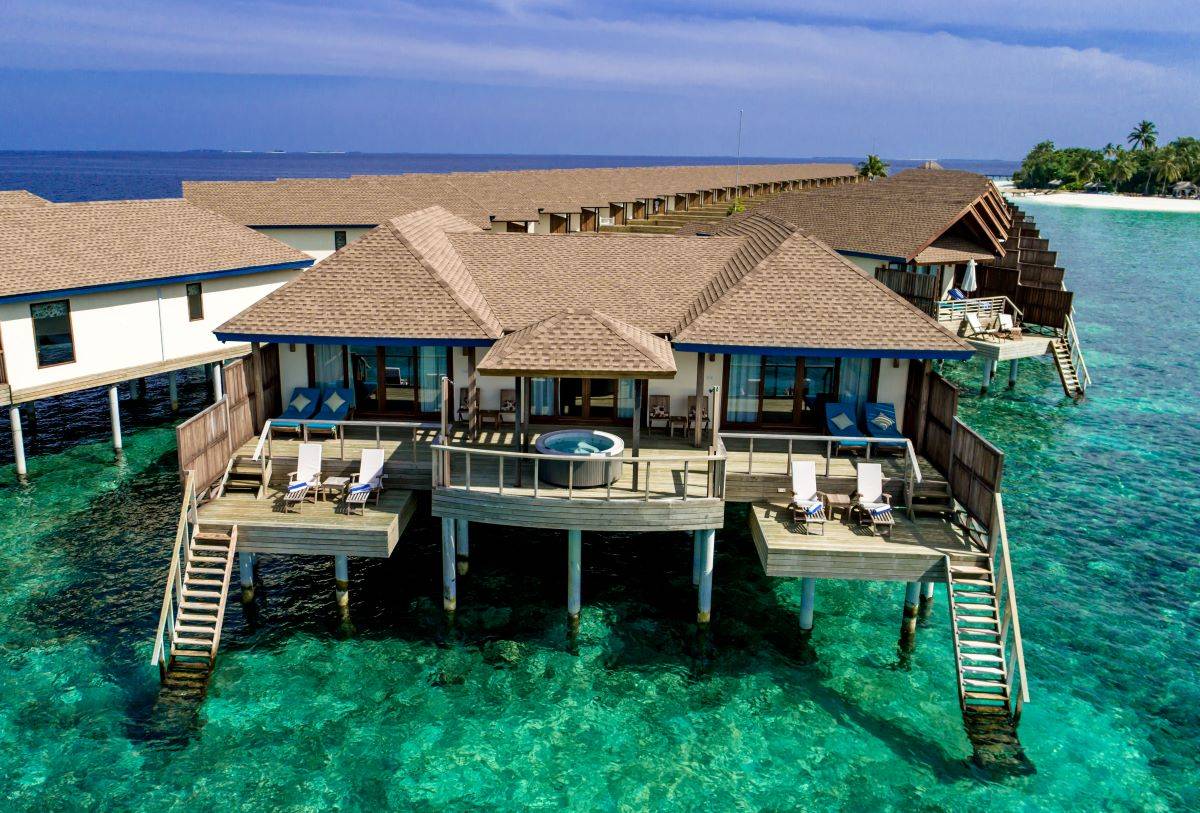 Reethi Faru Resort, Malediven, Two-Bedroom Water Villa Suite with Spa Tub, Außenansicht