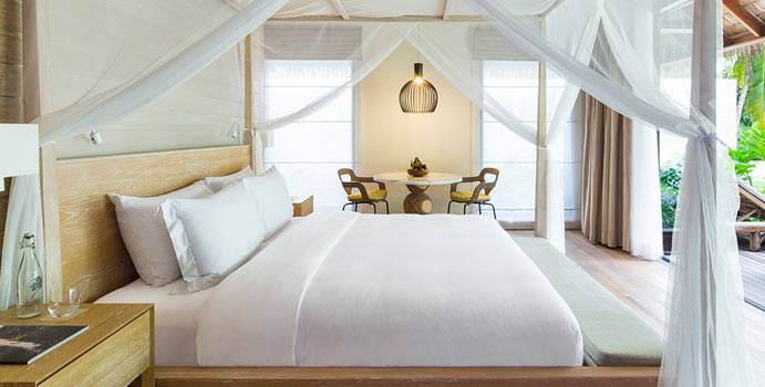 Schlafen, Garden Room, COMO Maalifushi