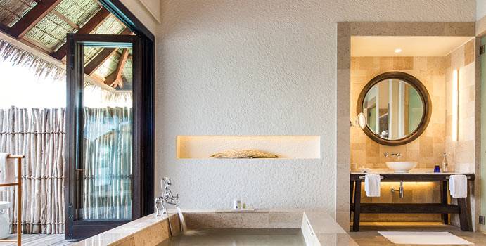 Badezimmer, Beach Suite, COMO Maalifushi