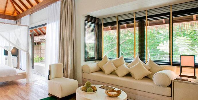 Wohnbereich, Two Bedroom Beach Suite, COMO Maalifushi