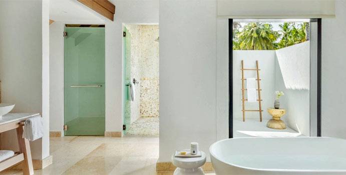 Bad Parterre,Two Bedroom Beach House, COMO Maalifushi