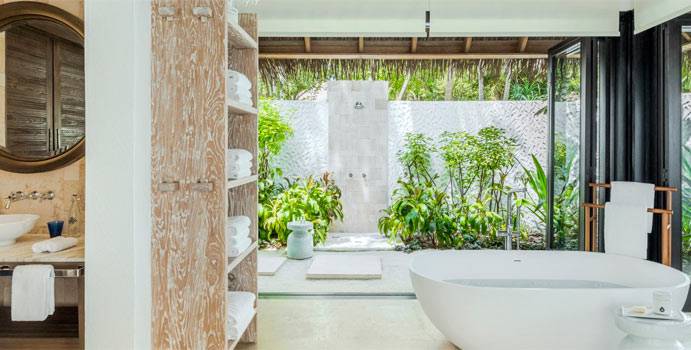 Bad, Maalifushi Beach Villa, COMO Maalifushi