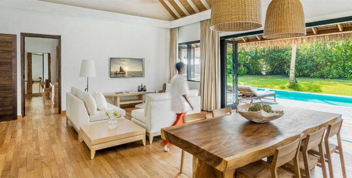 Wohnen, Maalifushi Beach Villa, COMO Maalifushi