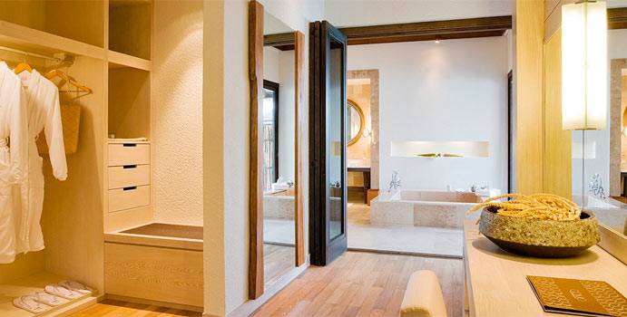 Bad und Ankleideraum, Water Villa, COMO Maalifushi