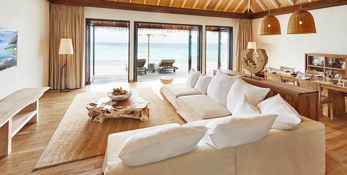 Wohnraum, Maalifushi Water Villa, COMO Maalifushi