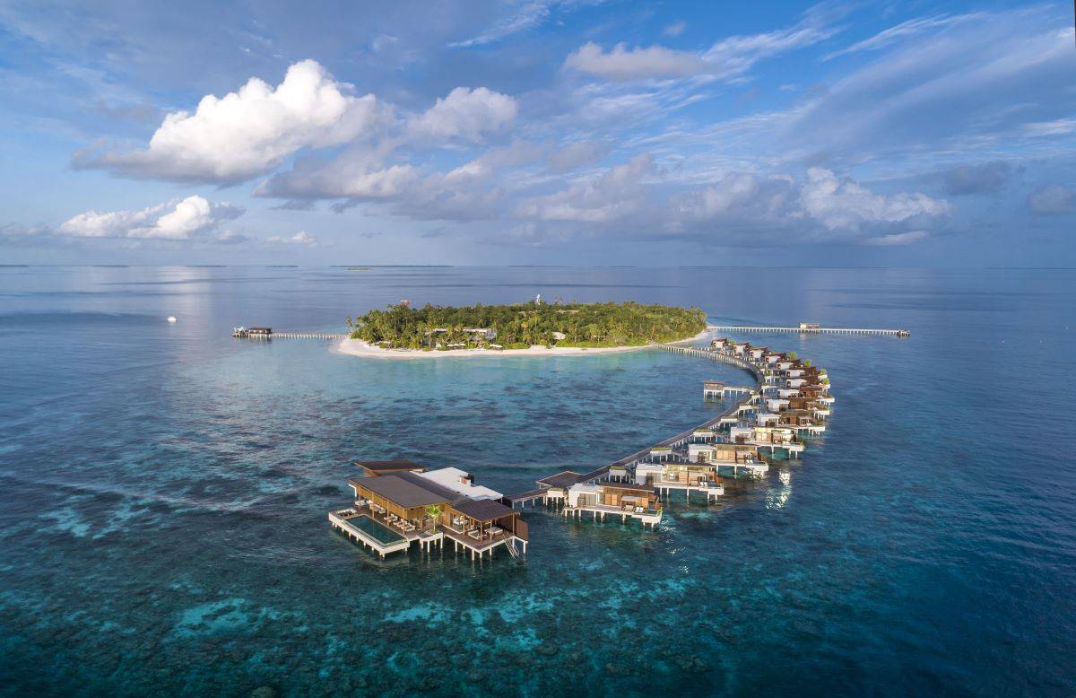 Park Hyatt Maldives Hadahaa, Kiaali Residence, Luftbild