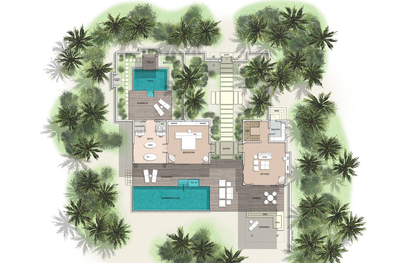 Ananea-Maldives_Madivaru_Floor_Plan-2-Bedroom-Beach-Residence-Ground-Floor
