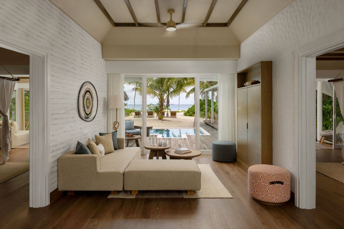 Six Senses Kanuhura, Two Bedroom Beach Villa Suite with Pool, Wohnen