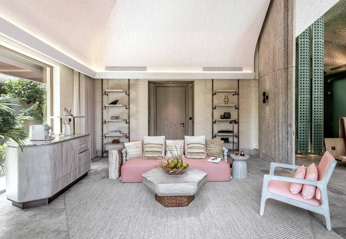 JOALI BEING | Grand Beach Pool Villa | Wohnzimmer