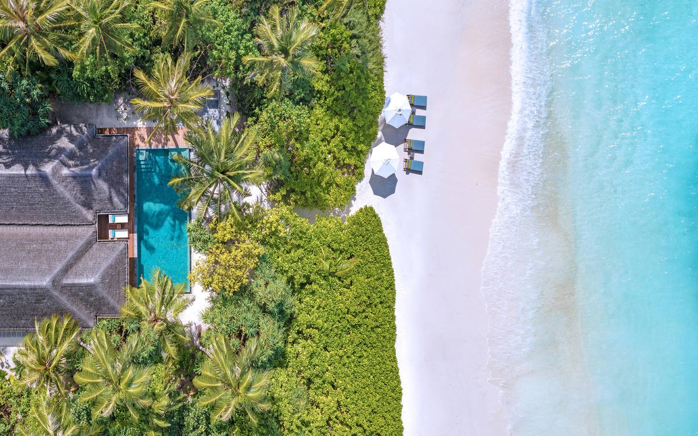 Anantara Kihavah Two-bedroom Family Beach Pool Villas Außenansicht