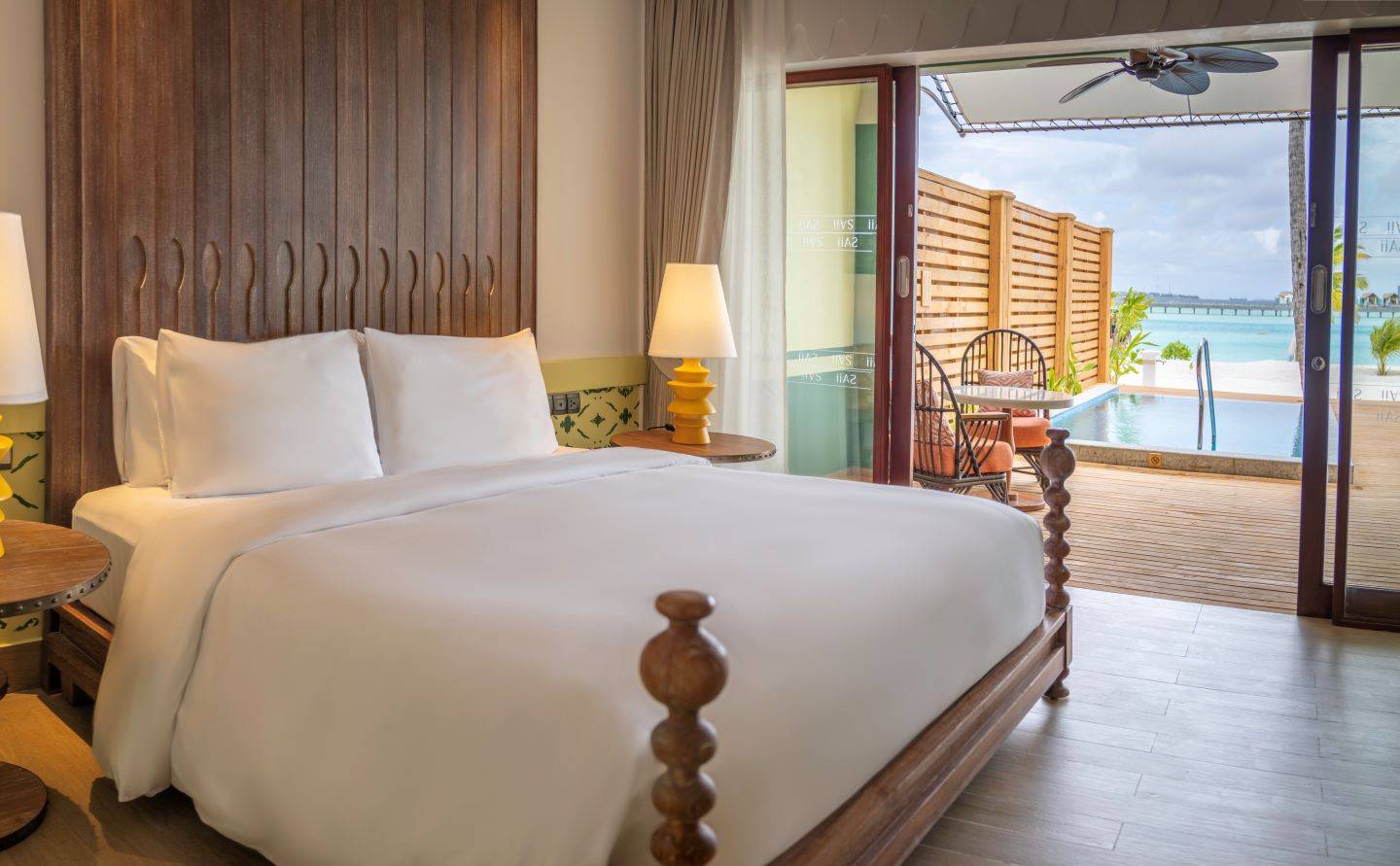 Junior Beach Suite mit Pool, SAii Lagoon Maldives