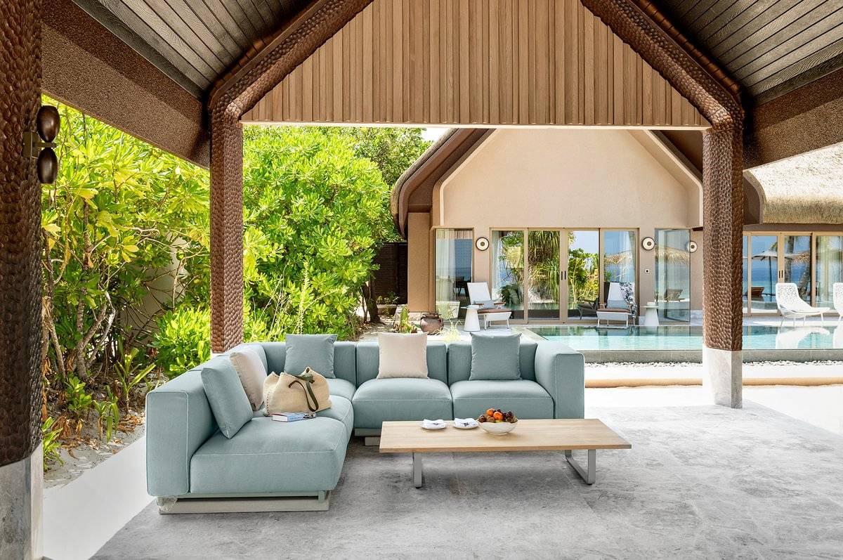 JOALI BEING | Two Bedroom Wellbeing Beach Pool Villa | Outdoor Lounge