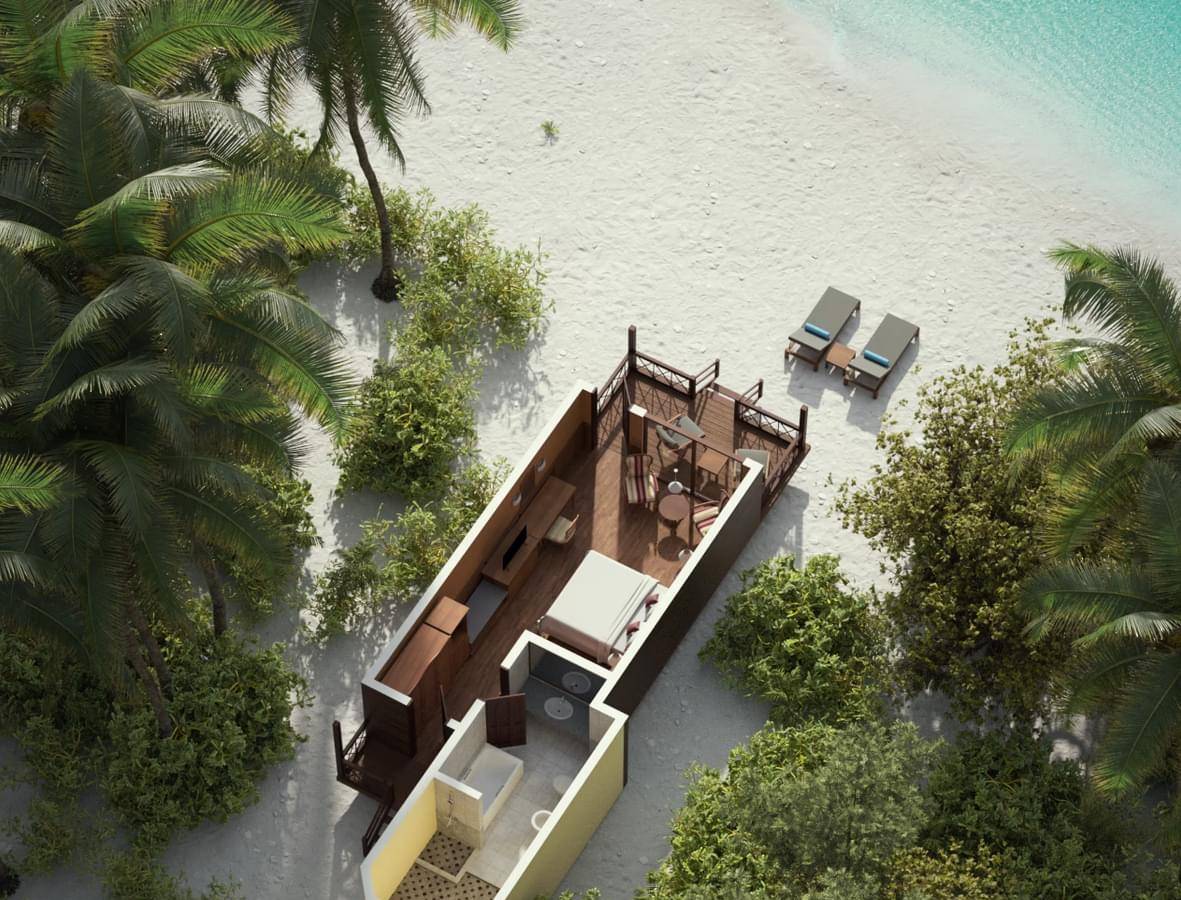 Grundriss, Sunset Beach Villa, Royal Island