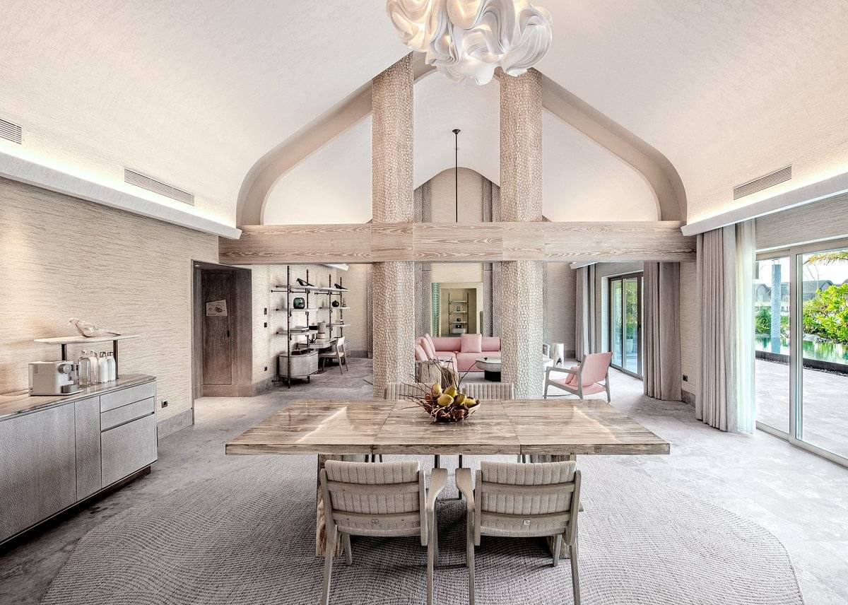 JOALI BEING | Two Bedroom Wellbeing Beach Pool Villa | Esszimmer