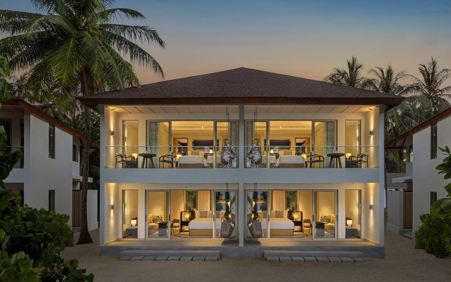 Avani Strand-Pavillon mit vier Schlafzimmern, Außenansicht