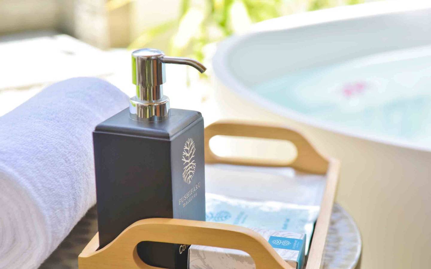 Fushifaru Maldives, Beach Villa Sunrise, Pflegeprodukte