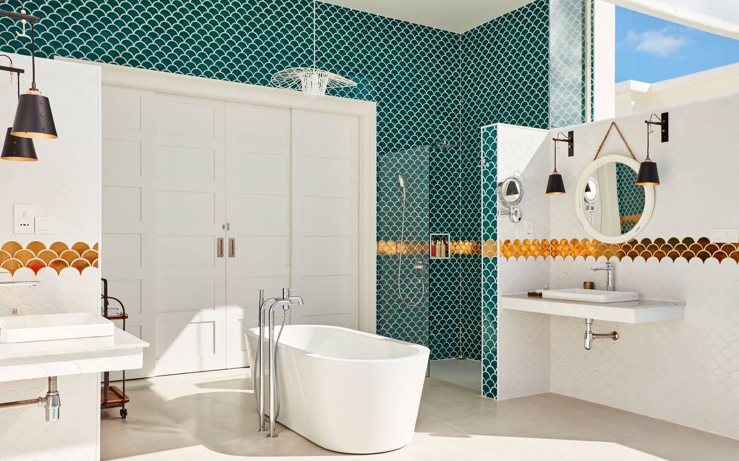 Sun Siyam Iru Veli, Malediven, Grand Beach Villa with Pool, Badezimmer