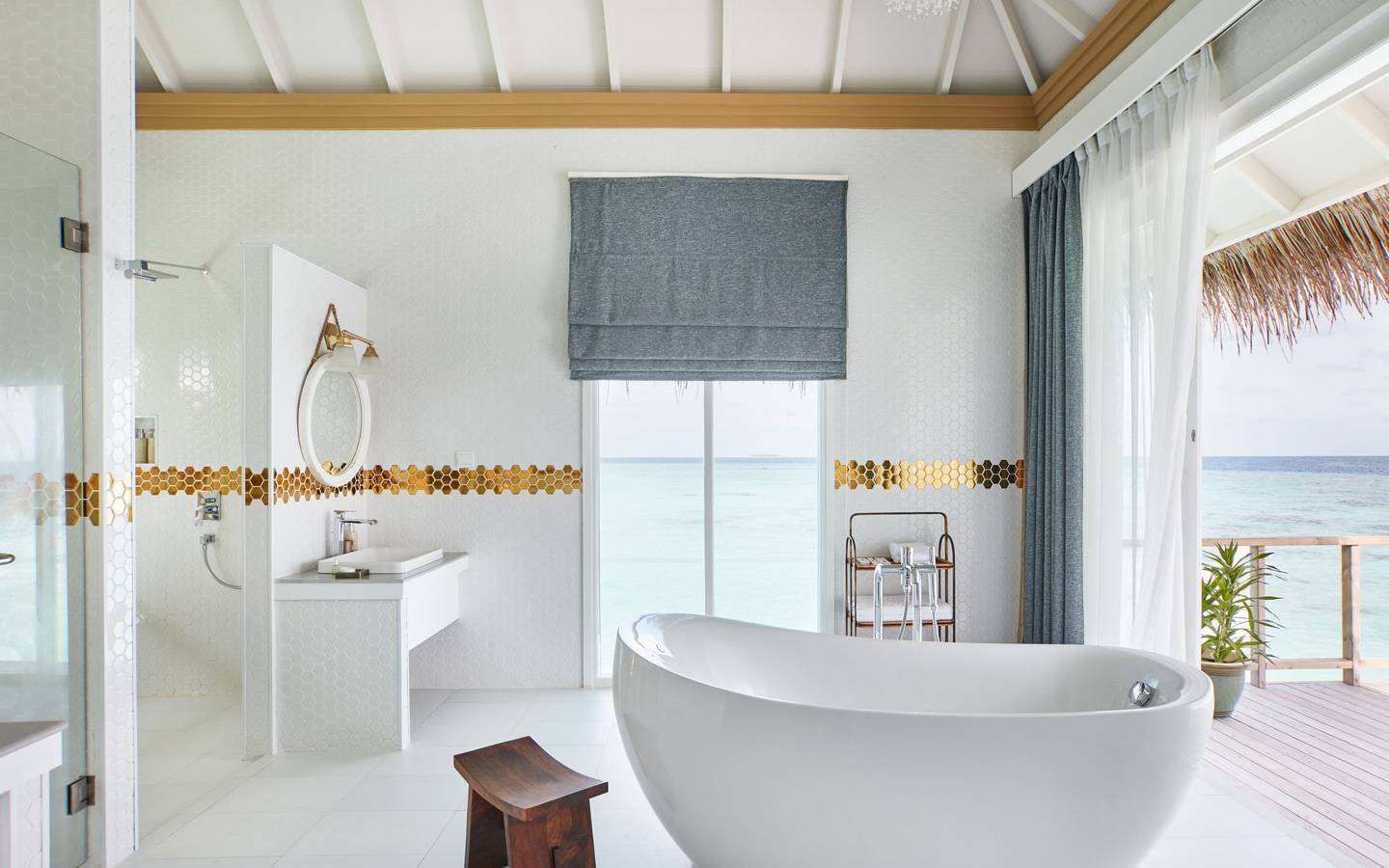 Sun Siyam Iru Veli, Malediven, Ocean Residence with Pool, Badezimmer