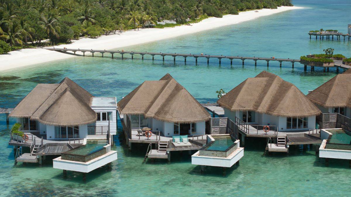 Six Senses Kanuhura, Family Water Villa with Pool, Luftaufnahme