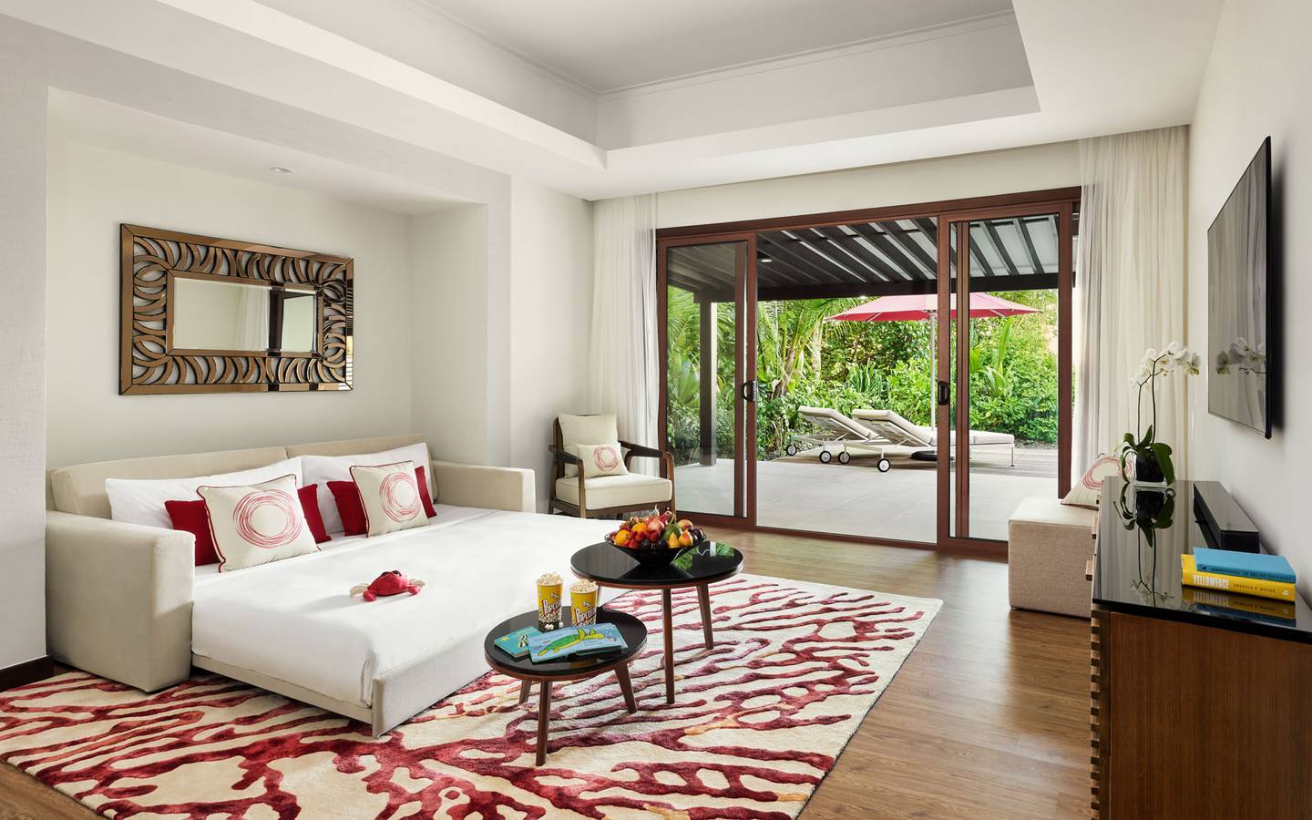 Niyama Private Islands - Deluxe Family Beach Pool Villas Sofa bed & Kids Set up